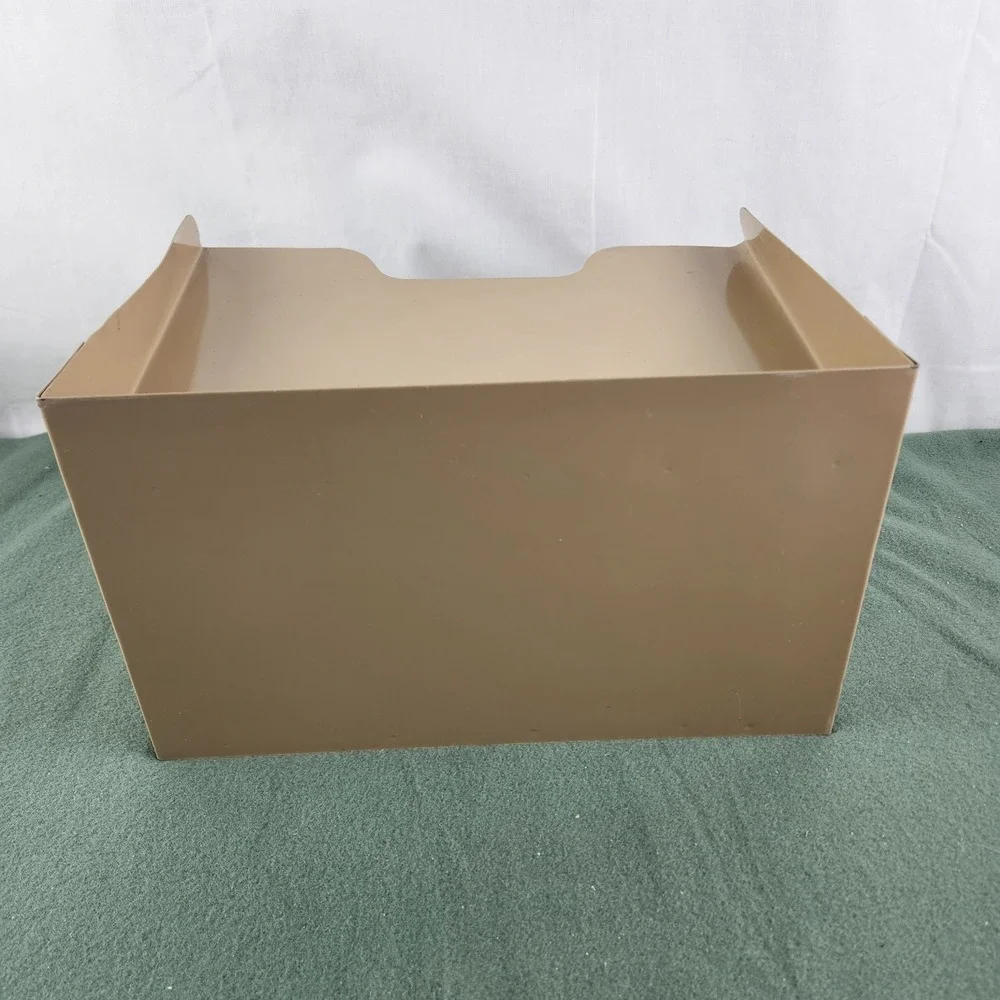 Vintage METAL Desktop File Tray 3 Tier Herald Square 9.5